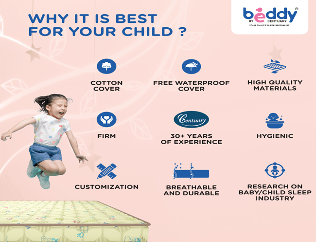 Beddy Blossom-Kids Mattress-1 Beddy Blossom-Kids Mattress-1
