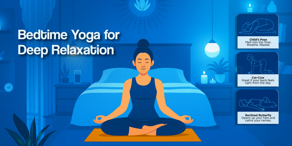 Yoga for Better Sleep and Relaxation Before Bed